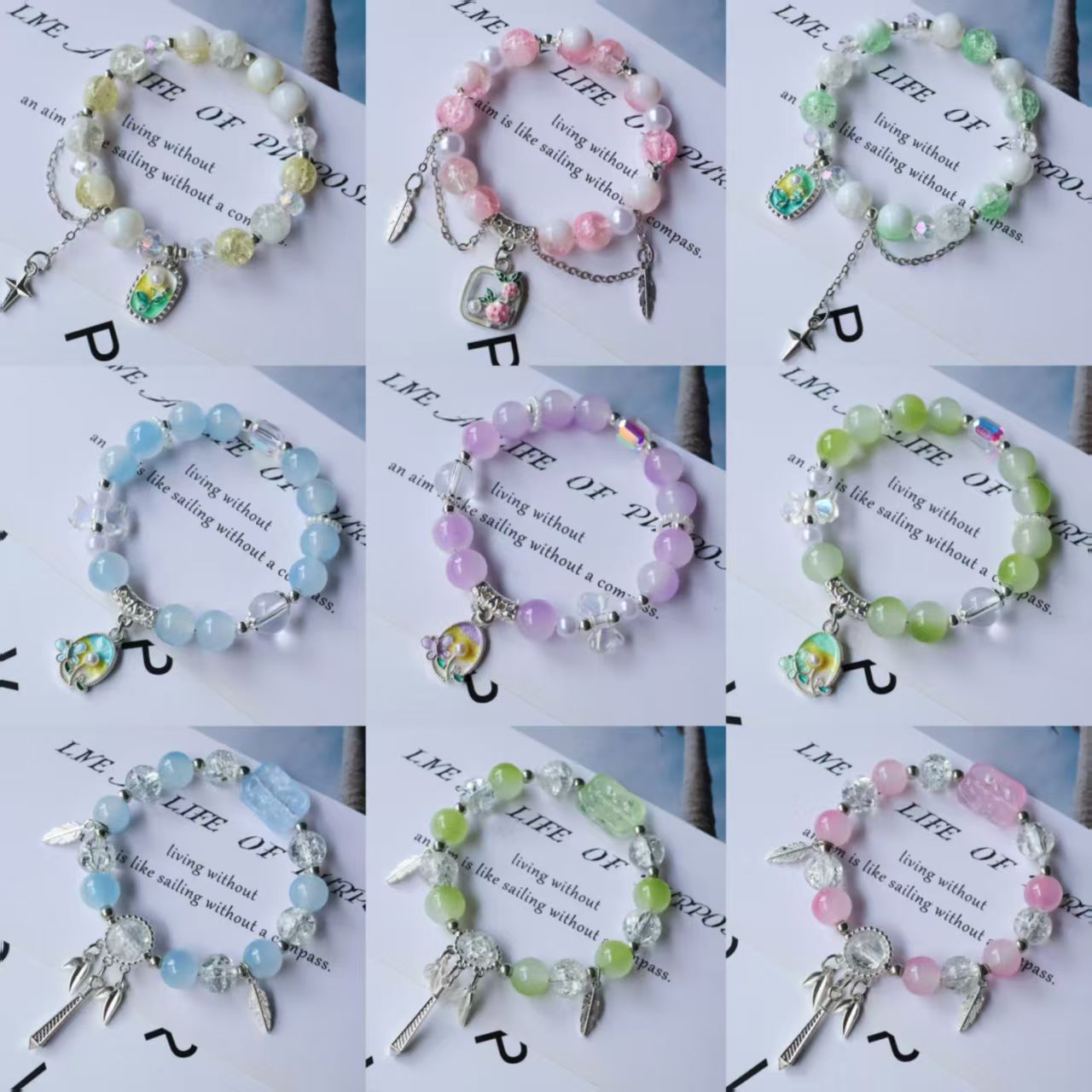 !!! NEW Glass Bracelets Lucky Bags