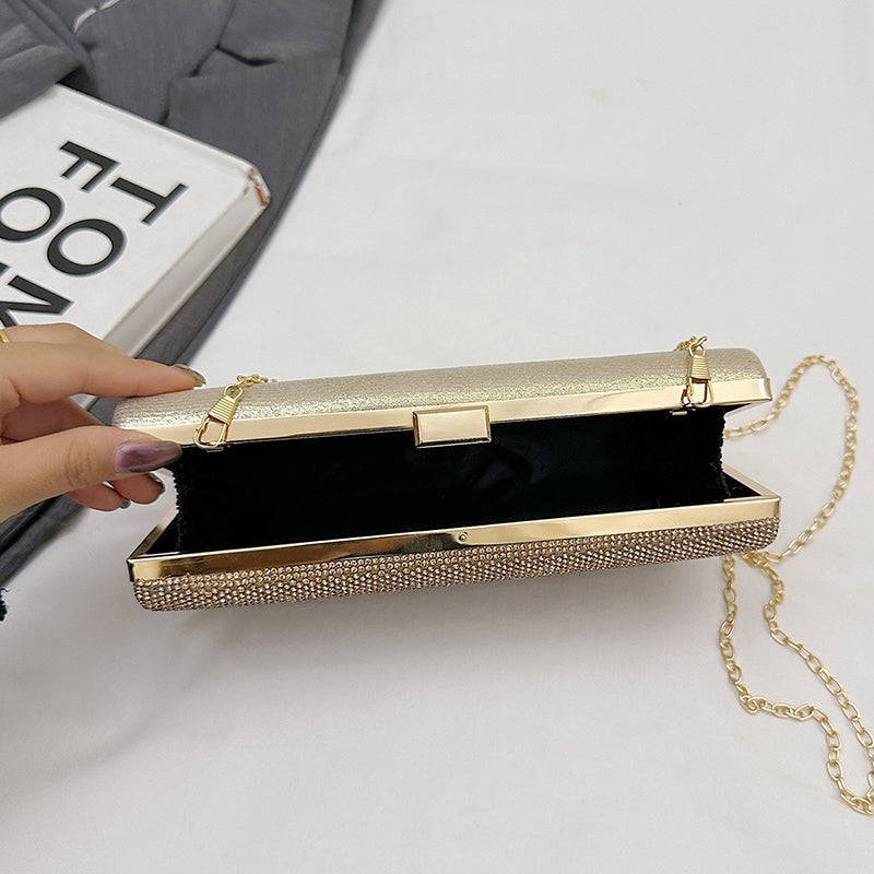 Ladies' luxury handbag, lightweight and elegant party and wedding crossbody/handbag, stylish beaded appearance, bright colors, safe closure, high-quality ladies' dinner bag, elegant ladies' handbag-rongpai9.8-1
