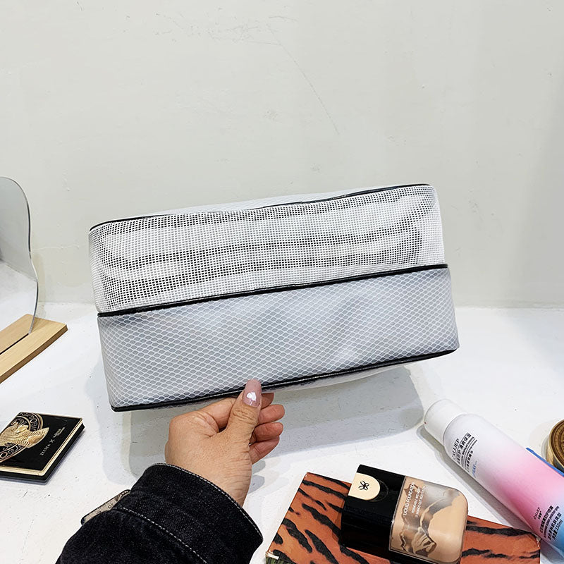 Large Capacity Detachable Makeup Bag - Multi Layer Travel Makeup Storage Box with Brush Storage, Portable Makeup Bag for Men and Women, Alcohol Free, Pink, Makeup Travel Bag, Fashionable Design, High Quality Craftsmanship-2256