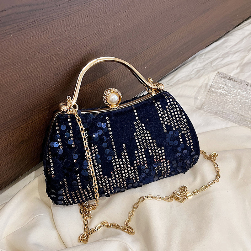 Ladies' luxury handbag, lightweight and elegant party and wedding crossbody/handbag, stylish beaded appearance, bright colors, high-quality ladies' dinner bag, elegant ladies' handbag-rongpai8