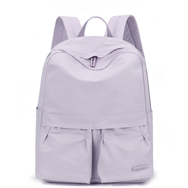 Large capacity women's backpack with solid color tassel decoration, meeting daily shopping and commuting needs, with multiple color options-818