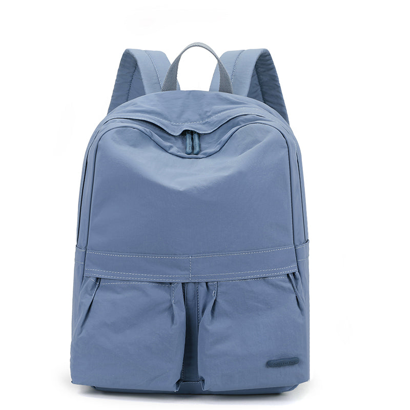 Large capacity women's backpack with solid color tassel decoration, meeting daily shopping and commuting needs, with multiple color options-818