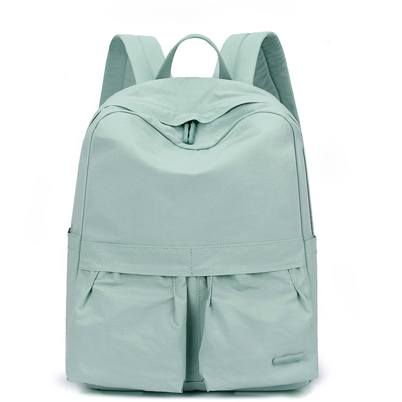 Large capacity women's backpack with solid color tassel decoration, meeting daily shopping and commuting needs, with multiple color options-818