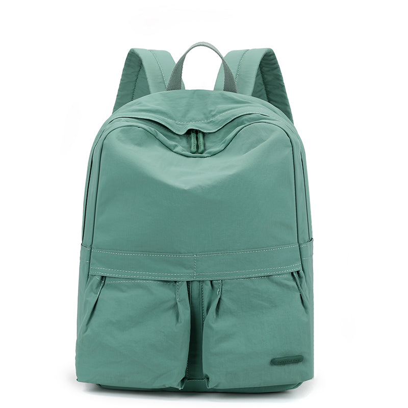 Large capacity women's backpack with solid color tassel decoration, meeting daily shopping and commuting needs, with multiple color options-818