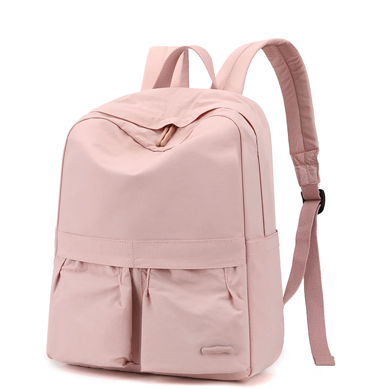 Large capacity women's backpack with solid color tassel decoration, meeting daily shopping and commuting needs, with multiple color options-818