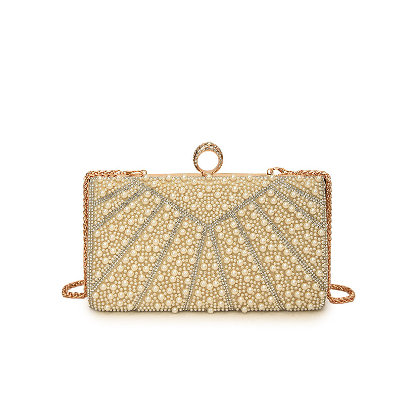 Ladies' luxury handbag, lightweight and elegant party and wedding crossbody/handbag, stylish beaded appearance, bright colors, high-quality ladies' dinner bag, elegant ladies' handbag-rongpai8.24-8