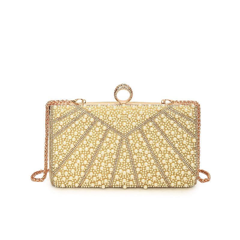 Ladies' luxury handbag, lightweight and elegant party and wedding crossbody/handbag, stylish beaded appearance, bright colors, high-quality ladies' dinner bag, elegant ladies' handbag-rongpai8.24-8