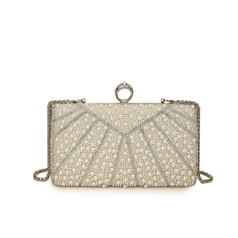 Ladies' luxury handbag, lightweight and elegant party and wedding crossbody/handbag, stylish beaded appearance, bright colors, high-quality ladies' dinner bag, elegant ladies' handbag-rongpai8.24-8