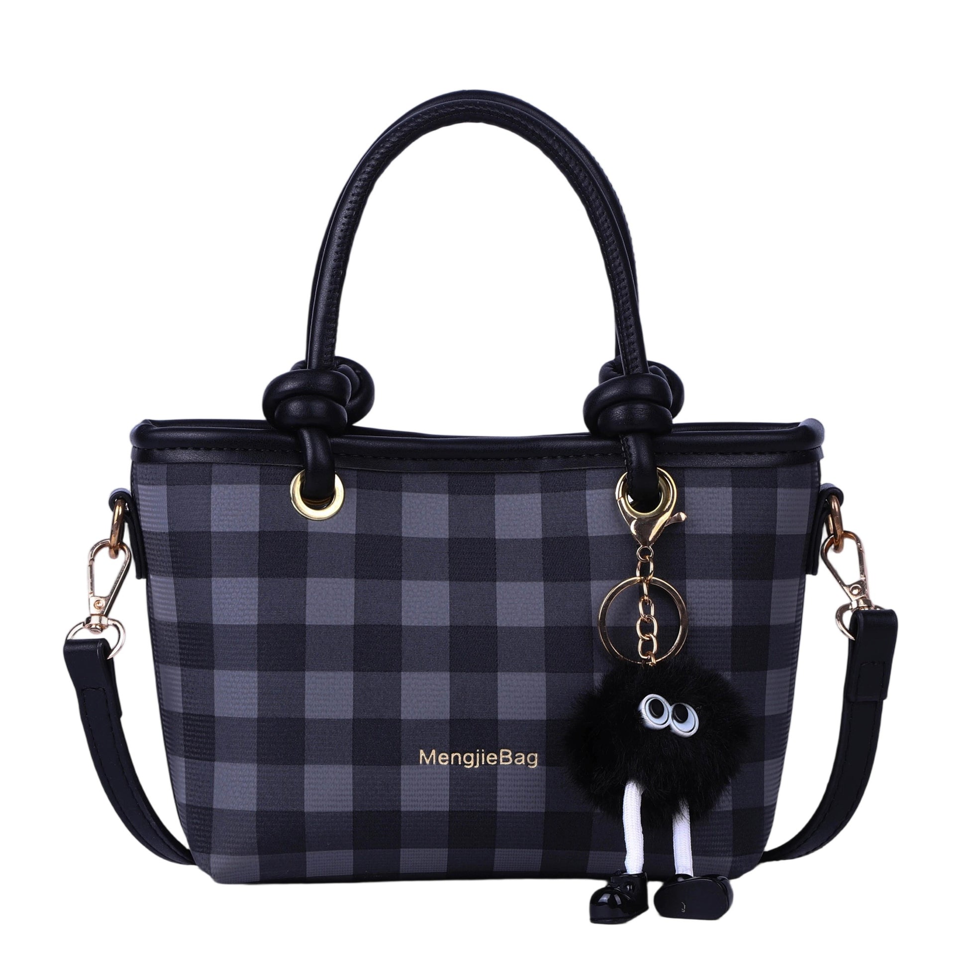 Women's handbag, large checkered pattern shoulder bag, crossbody bag, multiple color options-616