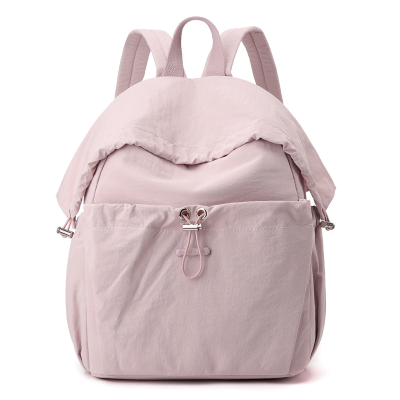 Lightweight backpack with adjustable shoulder straps, pink and black animal pattern design, suitable for travel, work, and leisure use, travel backpack | fashionable handbag | travel bag, backpack-857