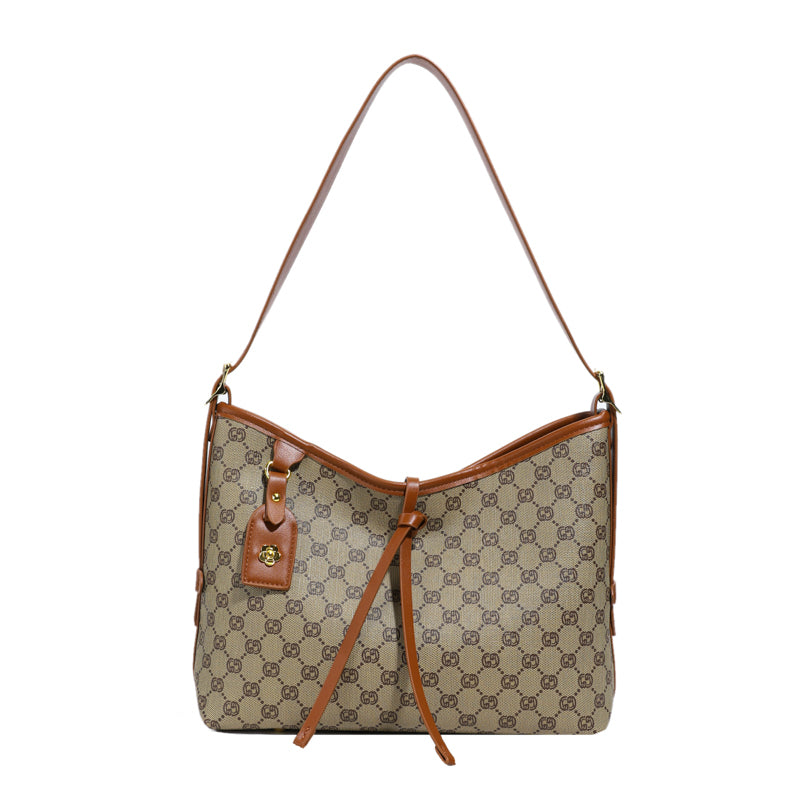 Fashionable patterned faux leather handbag - high-quality adjustable shoulder bag, handbag, brightly colored-8336