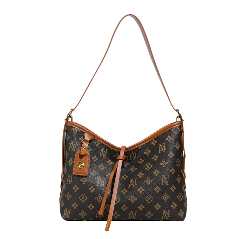 Fashionable patterned faux leather handbag - high-quality adjustable shoulder bag, handbag, brightly colored-8336
