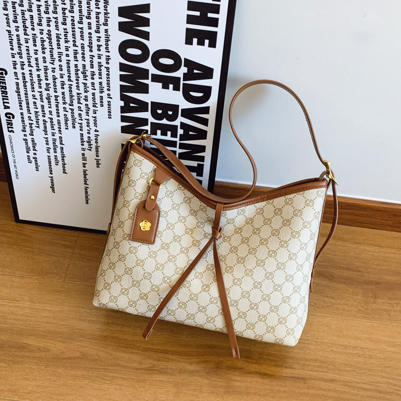 Fashionable patterned faux leather handbag - high-quality adjustable shoulder bag, handbag, brightly colored-8336