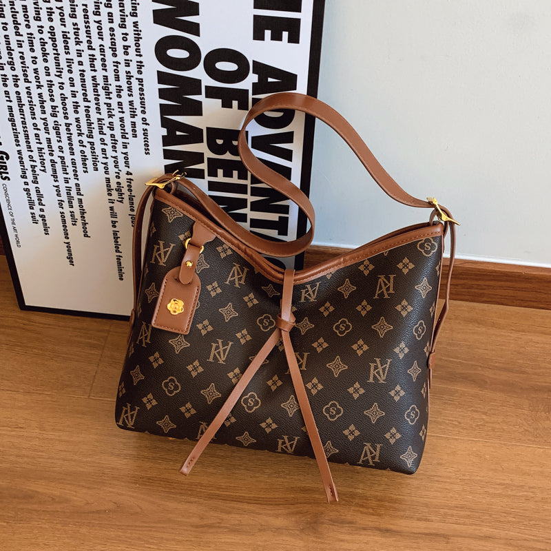 Fashionable patterned faux leather handbag - high-quality adjustable shoulder bag, handbag, brightly colored-8336
