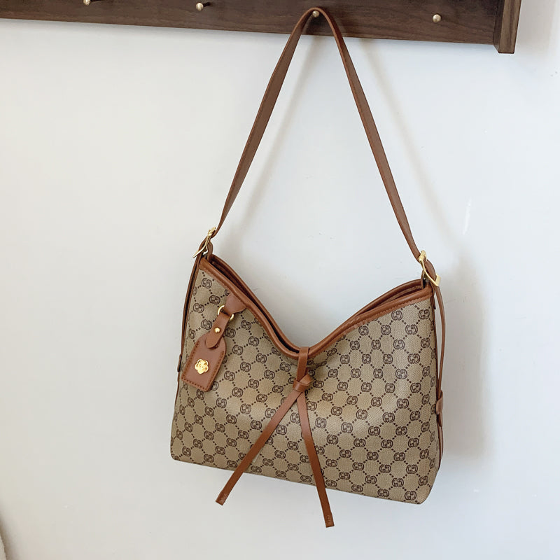 Fashionable patterned faux leather handbag - high-quality adjustable shoulder bag, handbag, brightly colored-8336