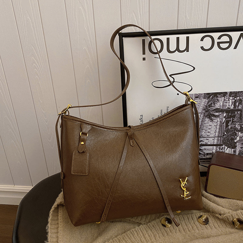 Elegant women's handbag - spacious and stylish, with adjustable shoulder straps, top handle, and zipper closure - available in five colors-8320