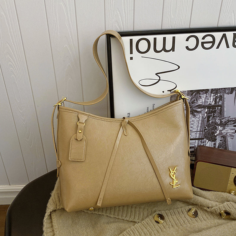 Elegant women's handbag - spacious and stylish, with adjustable shoulder straps, top handle, and zipper closure - available in five colors-8320