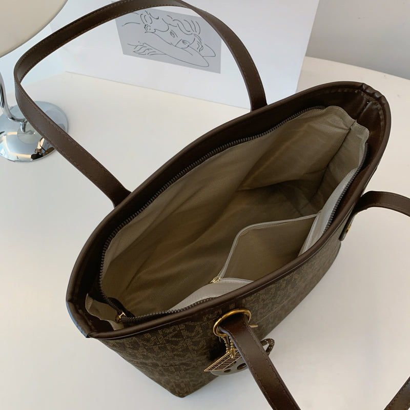 Large capacity women's shoulder bag, 5 color options for broadband crossbody bag, casual commuting bag - hand-held shoulder bag-9911